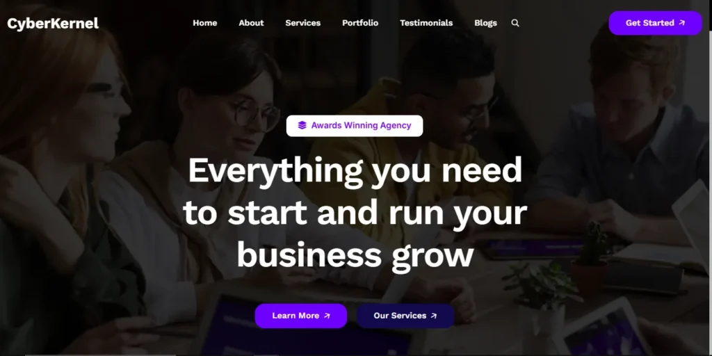 CyberKernel Business Website Demo